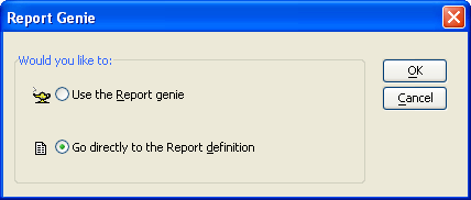 Sqr Choose Report Genie
